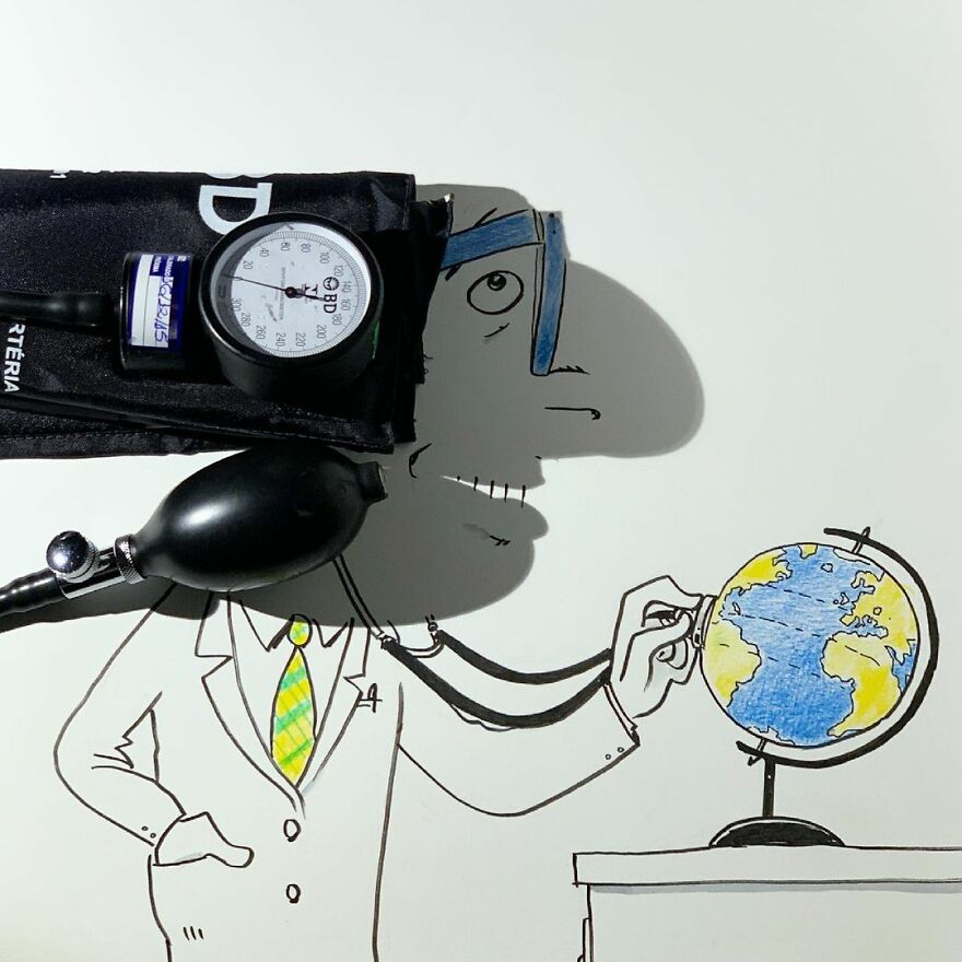 Artist Transforms Shadows Of Everyday Objects Into Incredible Images