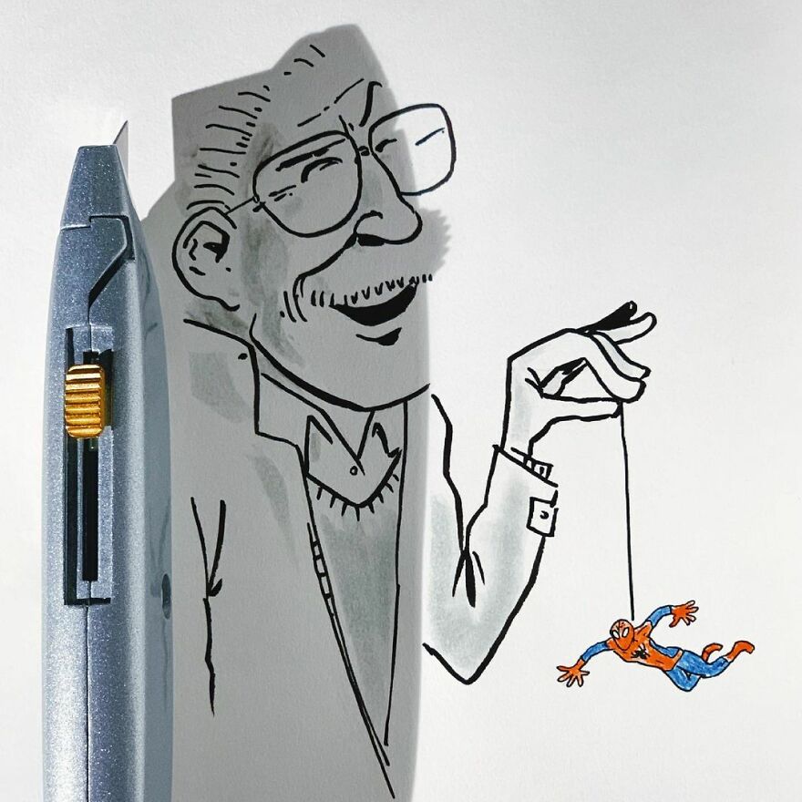 Artist Transforms Shadows Of Everyday Objects Into Incredible Images