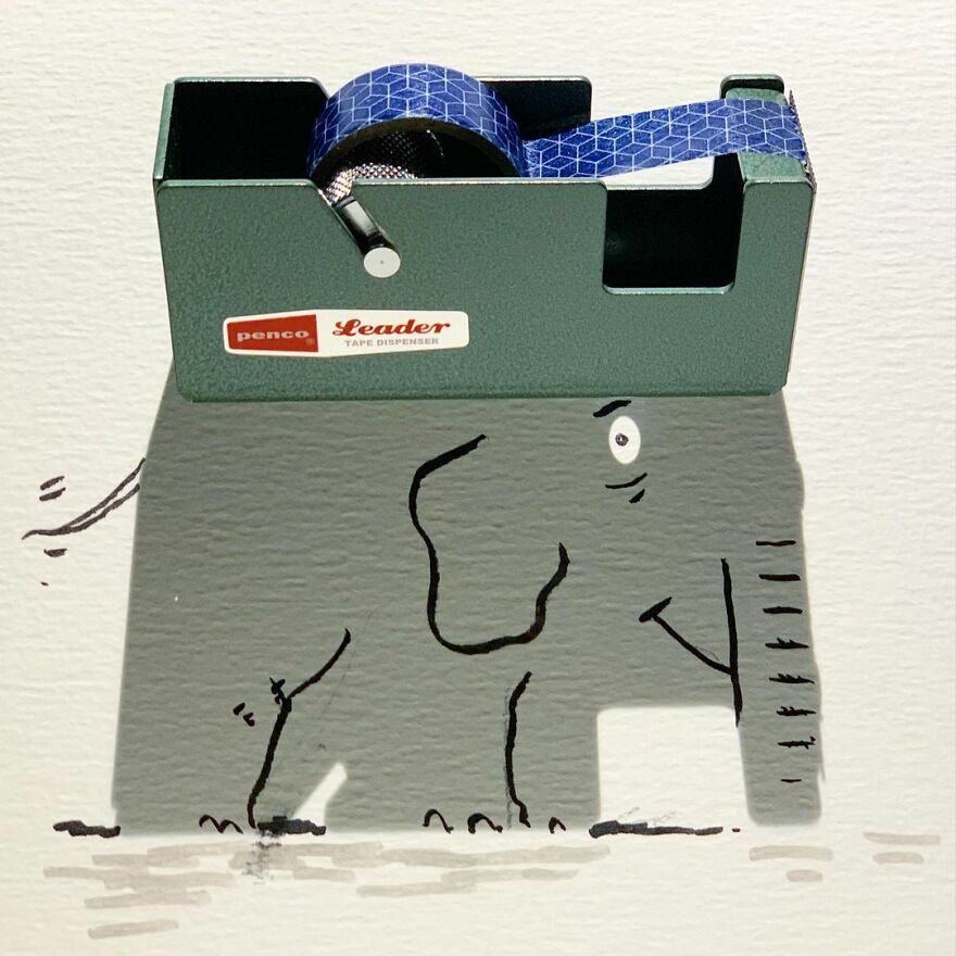 Artist Transforms Shadows Of Everyday Objects Into Incredible Images