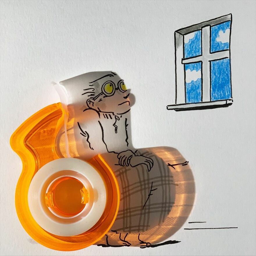 Artist Transforms Shadows Of Everyday Objects Into Incredible Images