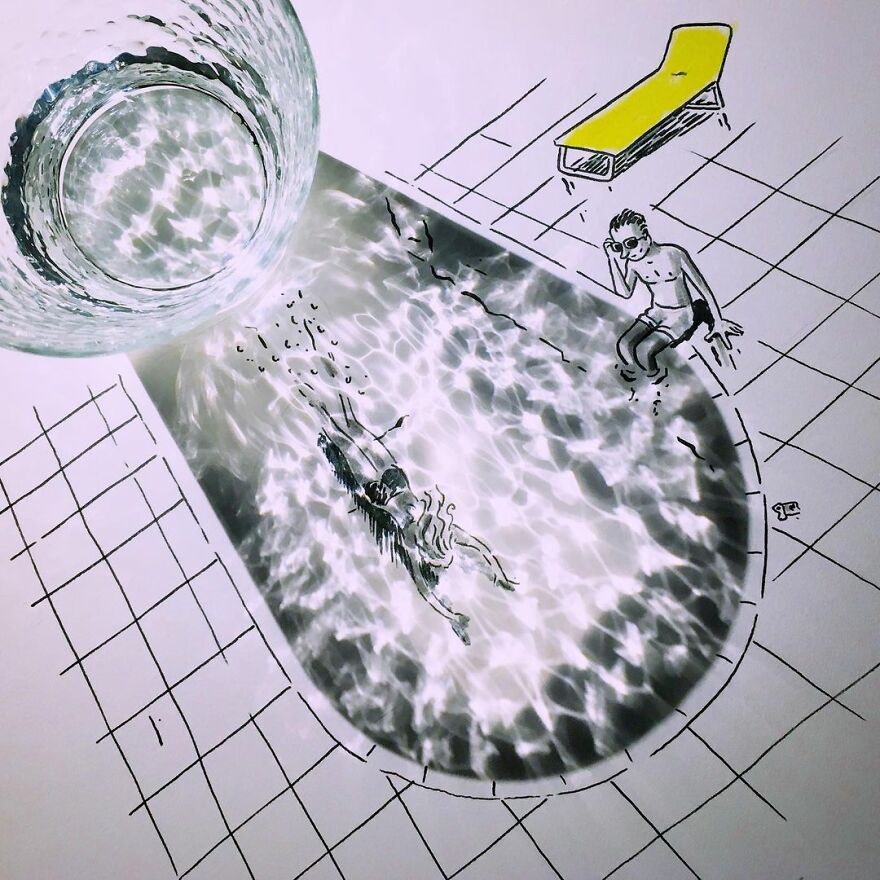 Artist Transforms Shadows Of Everyday Objects Into Incredible Images