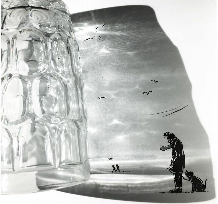 Artist Transforms Shadows Of Everyday Objects Into Incredible Images