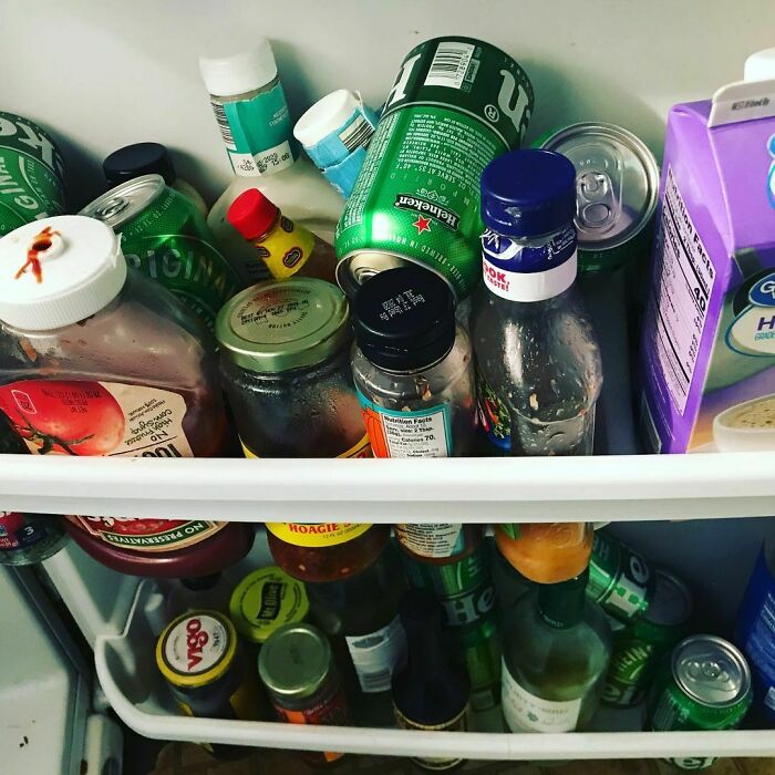 When Bae Put His Beer Away By Himself. What Is This Mess?