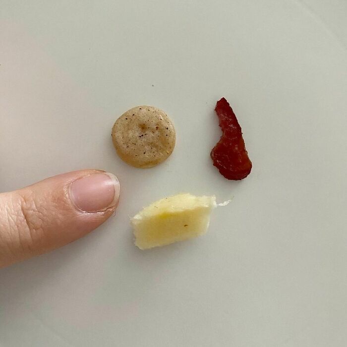 Max Made Me A Plate Of Bacon, Pancakes And Banana For Breakfast. Isn’t He Funny