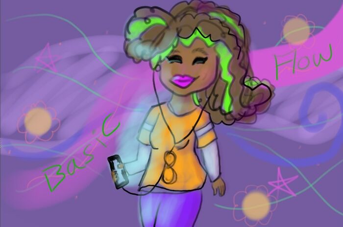 I Got This Idea From The Drawfee Show! I Based The Oc Off Of The Brush Name.