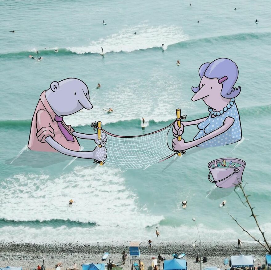 Brazilian Artist Makes 'Fun Invasion' On Instagram Photos (New Pics)