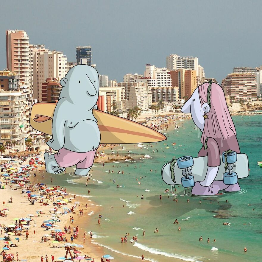 Brazilian Artist Makes 'Fun Invasion' On Instagram Photos (New Pics)