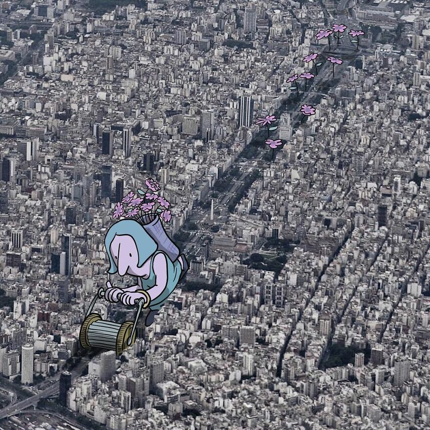 Brazilian Artist Makes 'Fun Invasion' On Instagram Photos (New Pics)