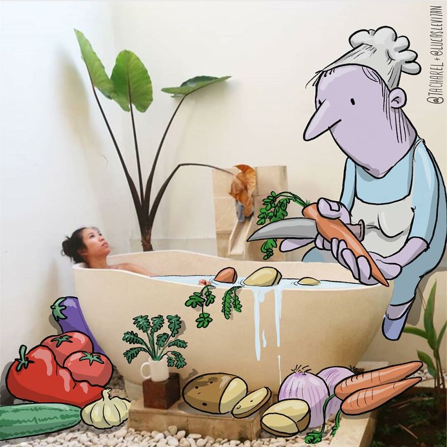 Brazilian Artist Makes 'Fun Invasion' On Instagram Photos (New Pics)