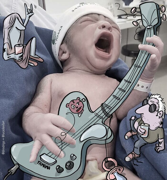 Illustrator Adds Funny Cartoons To Strangers’ Instagram Photos (30 New Pics)