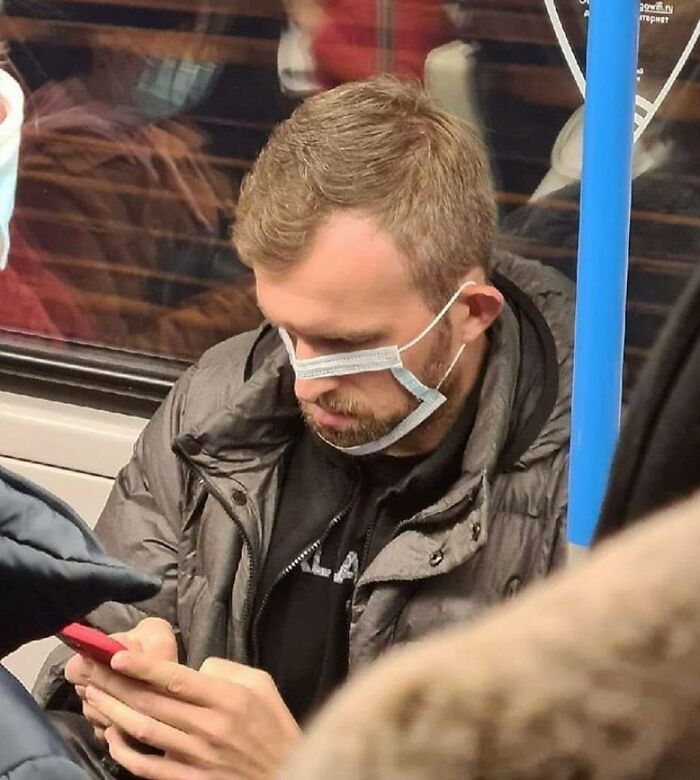 A For Creativity On His Mask