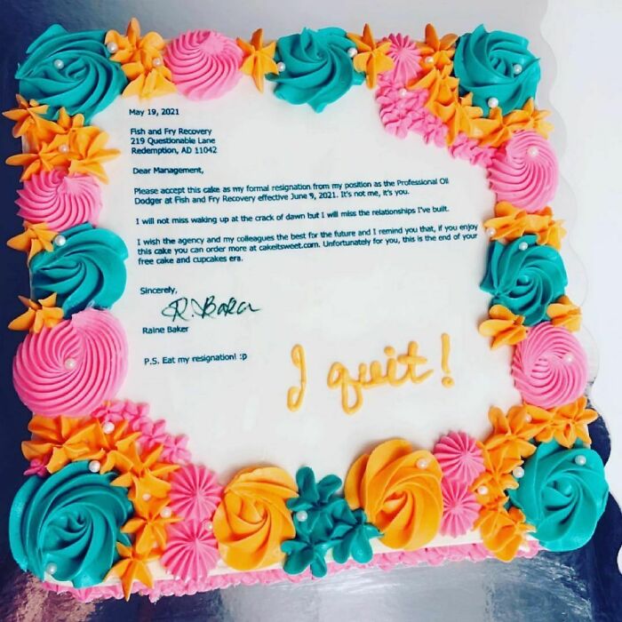 Eat My Resignation. When It’s Time To Move On