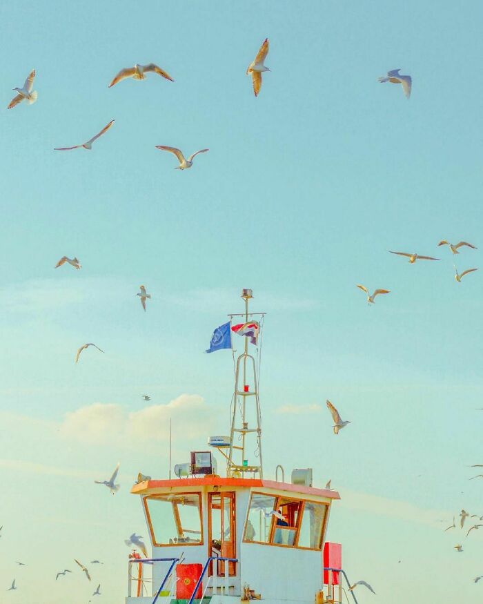 Port Said Ferry. Port Said, Egypt C. 1859