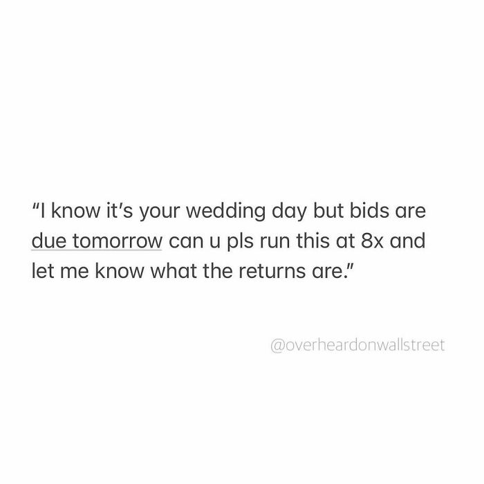 It’s Just A Wedding Man. You Can Make The Next One.