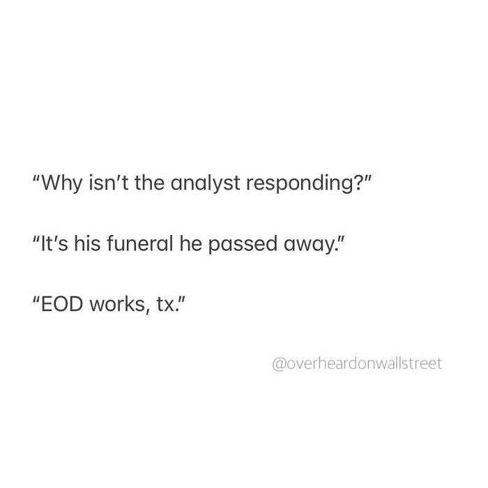 *5 Mins Later* “What’s The Eta On This?”