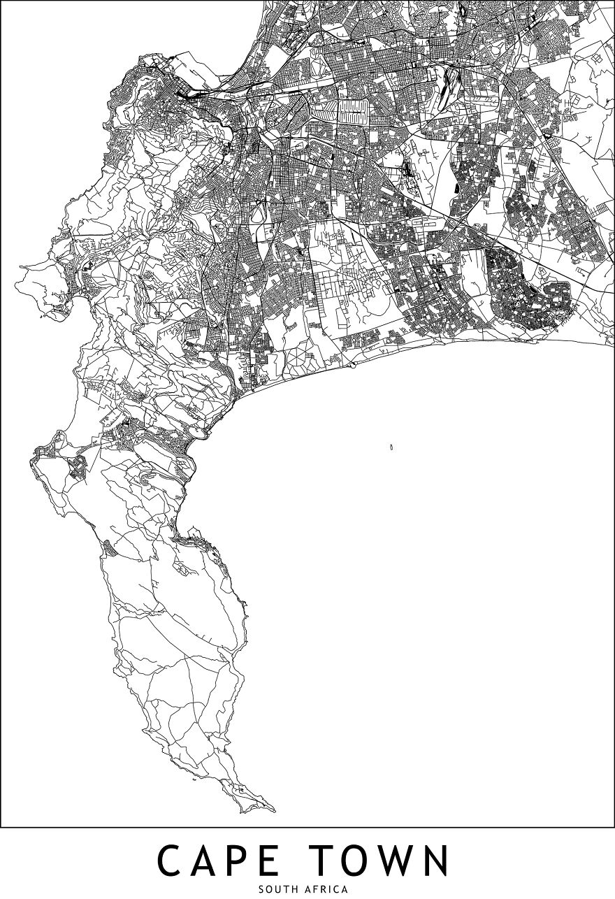 I Draw Line Maps Of World Cities Part 2