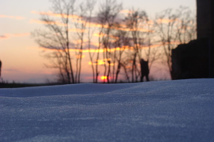 The End Of The Day With Snow, Serbia