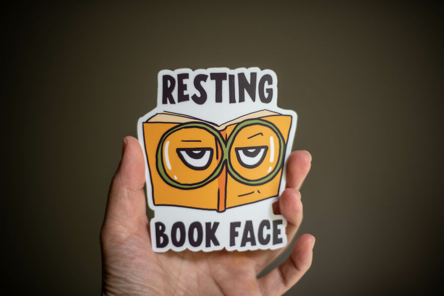 I Made These Stickers For My Library. I Made These Stickers For My Library.