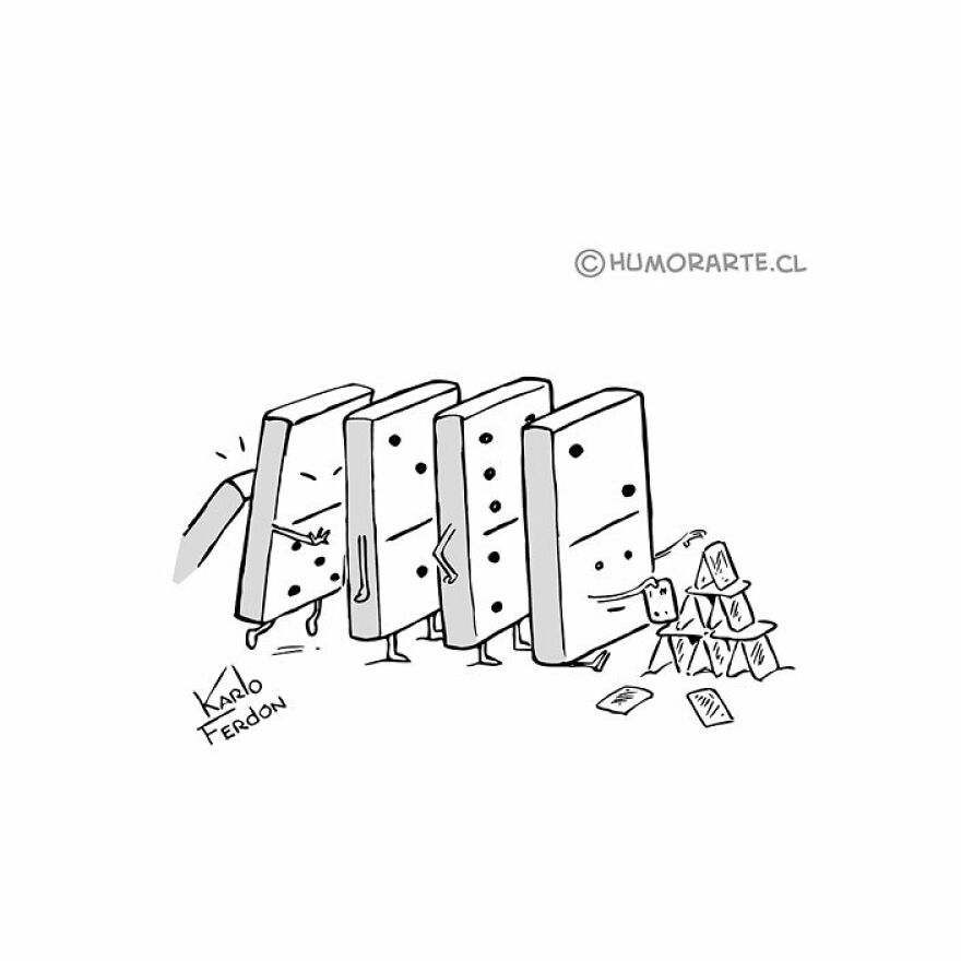 This Artist Makes Humorous One-Panel Comics Without Dialogue (100 New Pics)