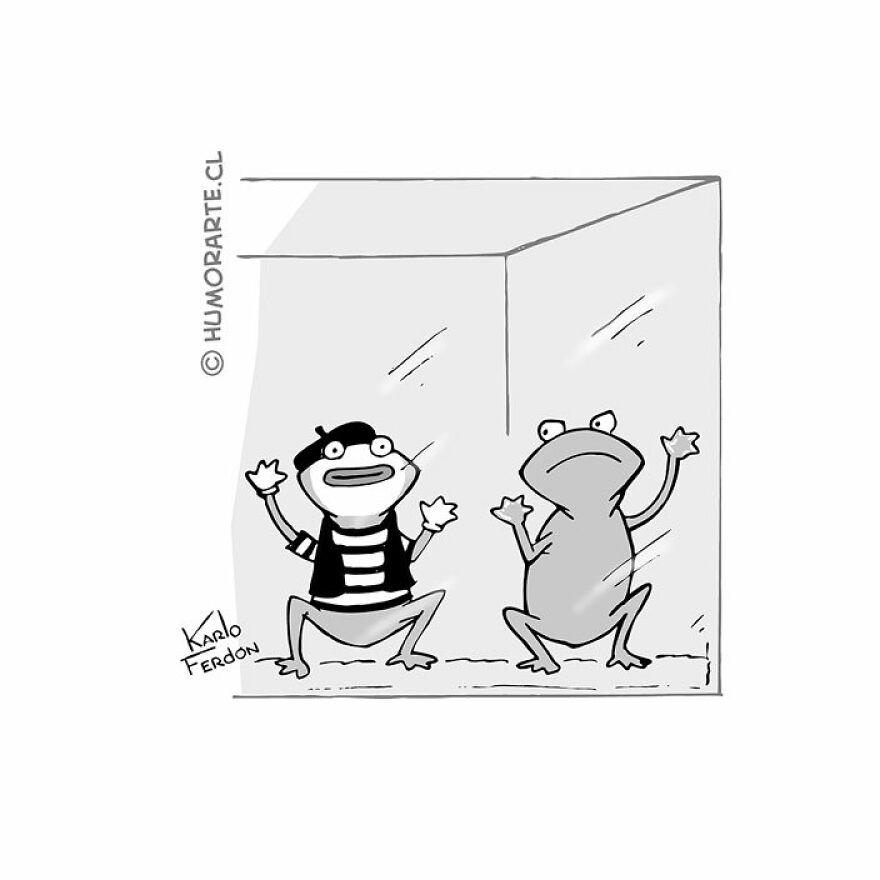 This Artist Makes Humorous One-Panel Comics Without Dialogue (100 New Pics)