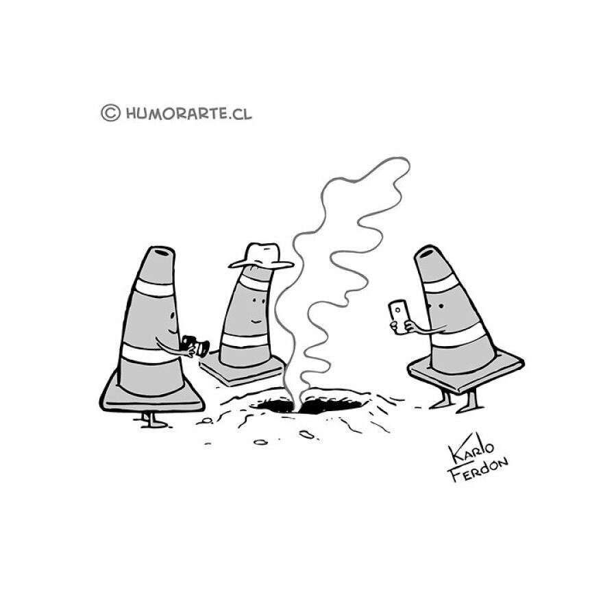 This Artist Makes Humorous One-Panel Comics Without Dialogue (100 New Pics)