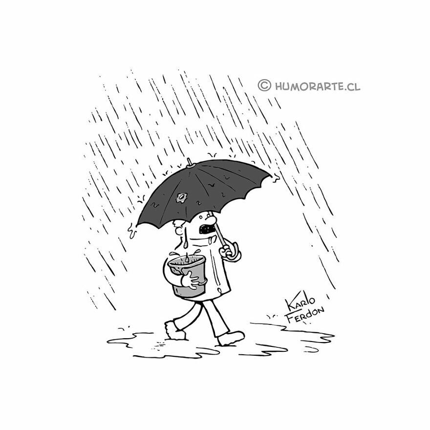 This Artist Makes Humorous One-Panel Comics Without Dialogue (100 New Pics)