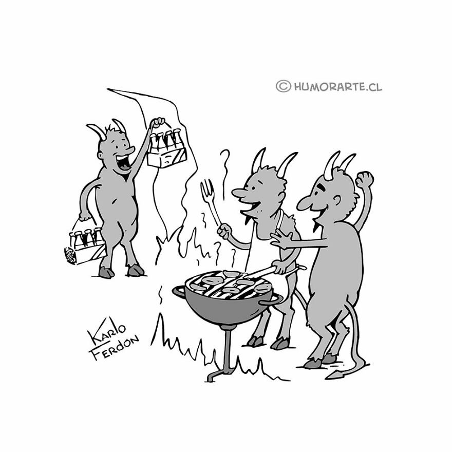 This Artist Makes Humorous One-Panel Comics Without Dialogue (100 New Pics)