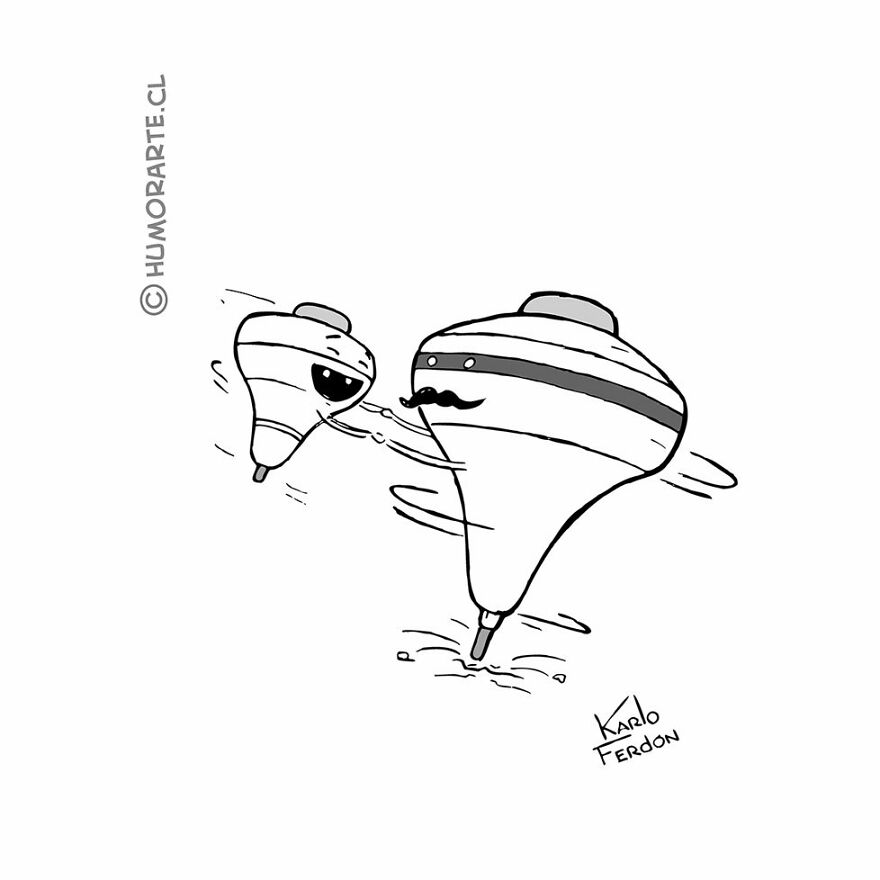 This Artist Makes Humorous One-Panel Comics Without Dialogue (100 New Pics)