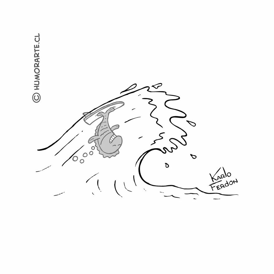 This Artist Makes Humorous One-Panel Comics Without Dialogue (100 New Pics)