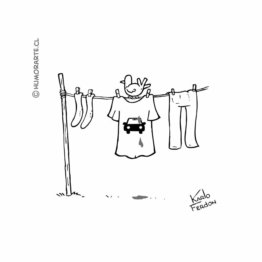 This Artist Makes Humorous One-Panel Comics Without Dialogue (100 New Pics)