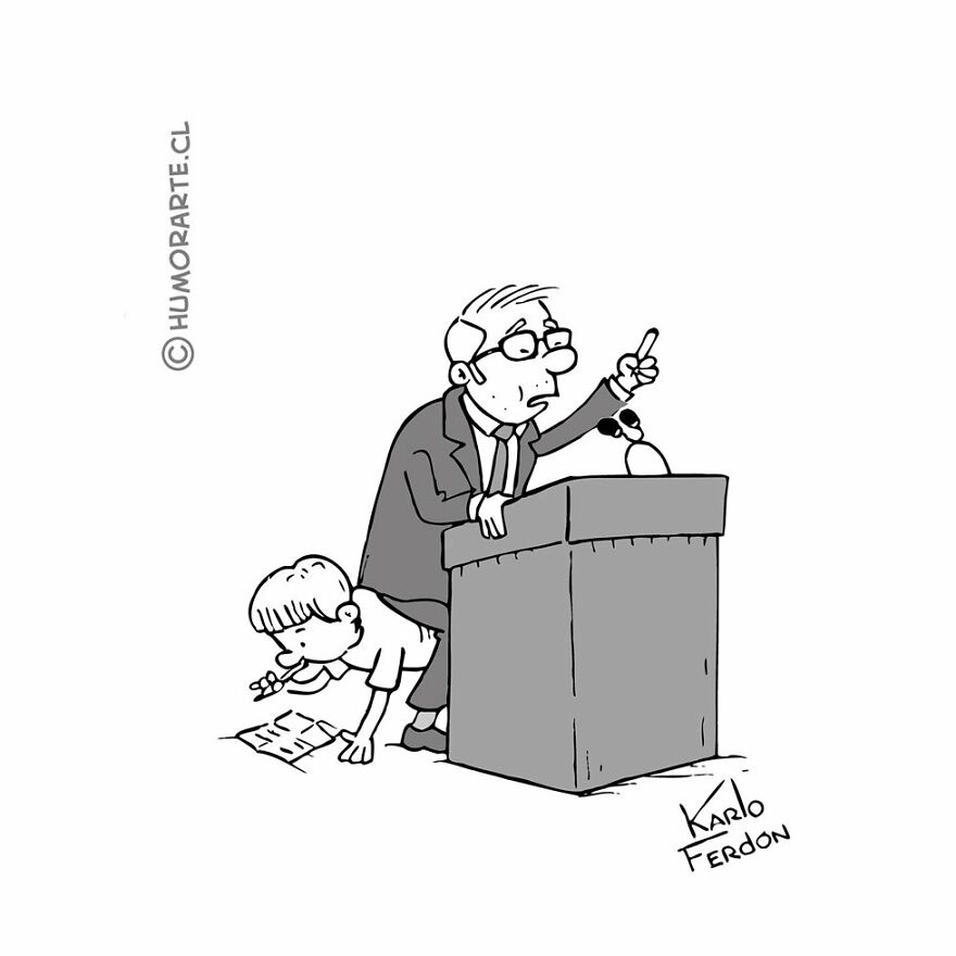 This Artist Makes Humorous One-Panel Comics Without Dialogue (100 New Pics)