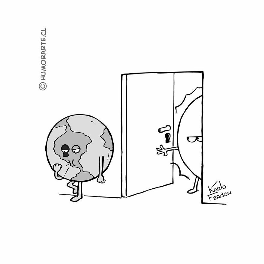 This Artist Makes Humorous One-Panel Comics Without Dialogue (100 New Pics)