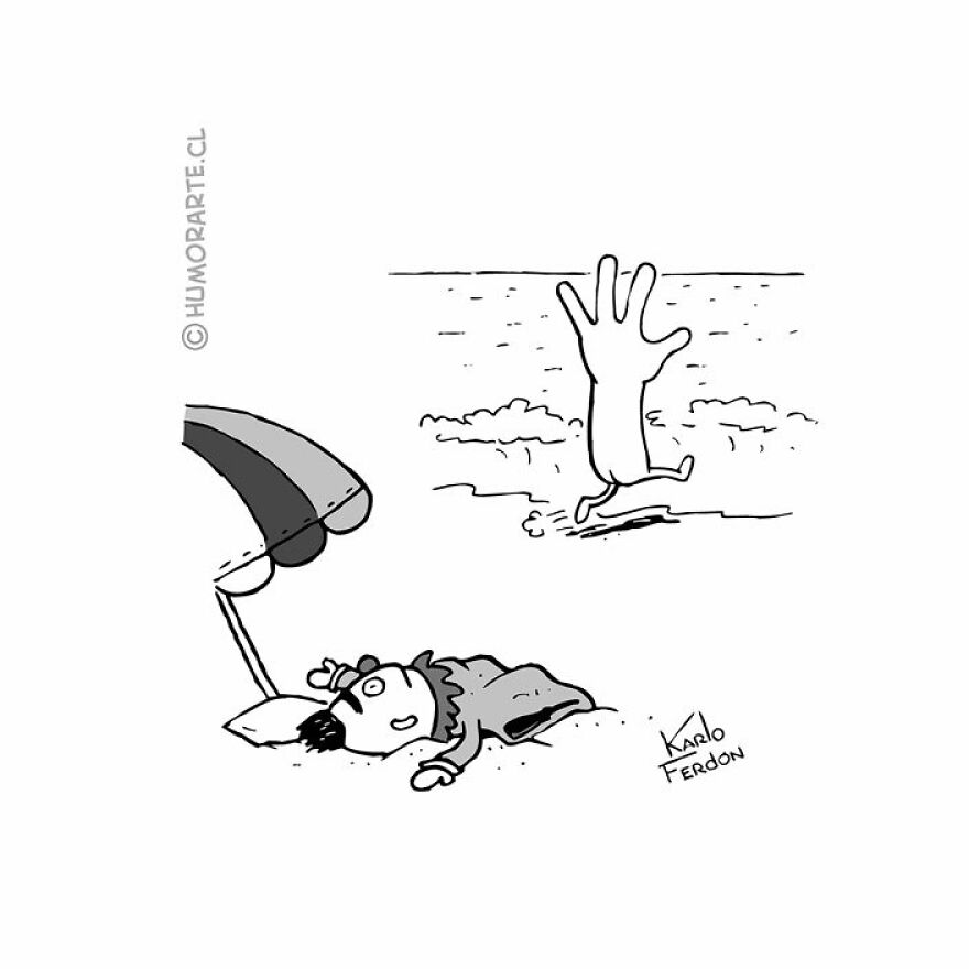 This Artist Makes Humorous One-Panel Comics Without Dialogue (100 New Pics)