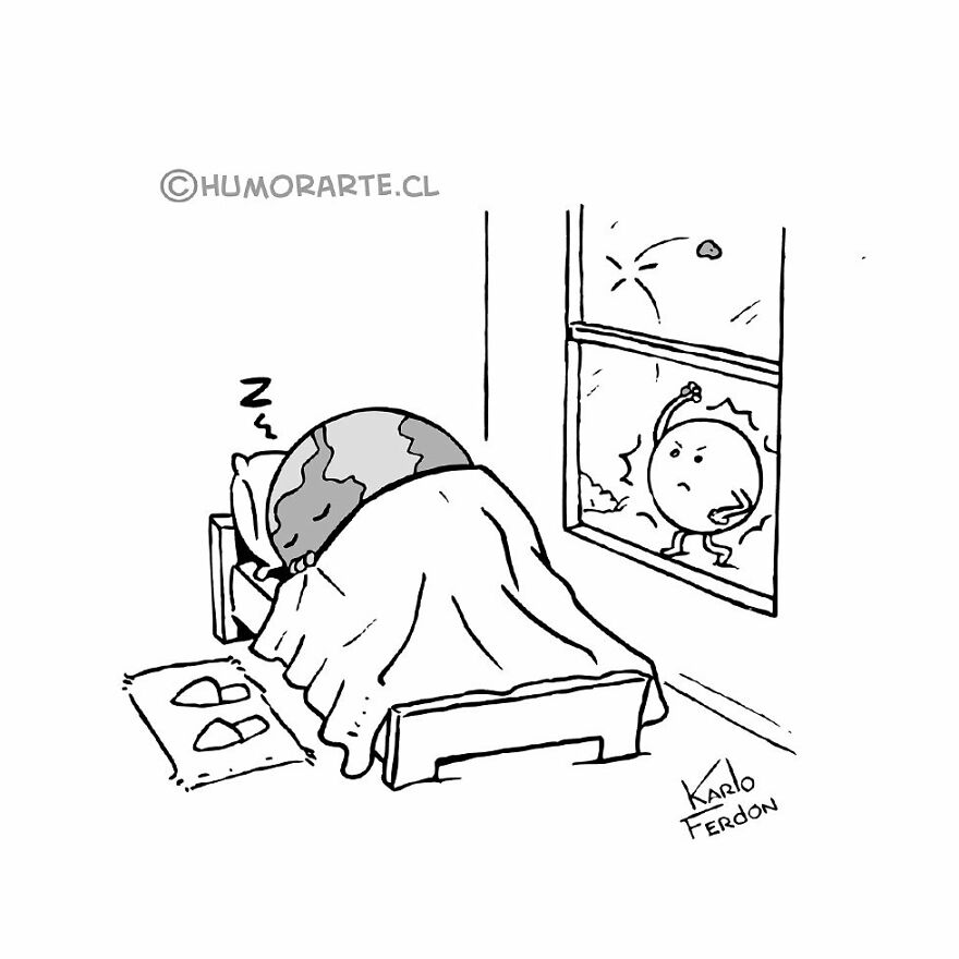 This Artist Makes Humorous One-Panel Comics Without Dialogue (100 New Pics)