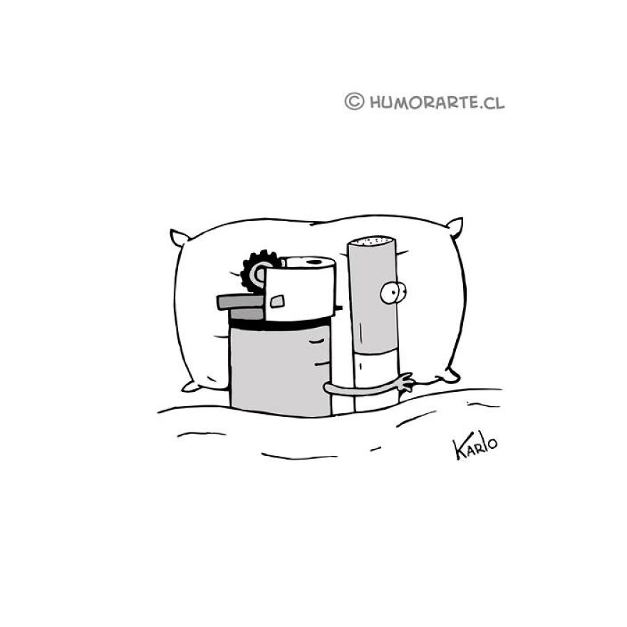 This Artist Makes Humorous One-Panel Comics Without Dialogue (100 New Pics)