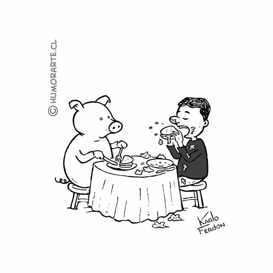 This Artist Makes Humorous One-Panel Comics Without Dialogue (100 New Pics)