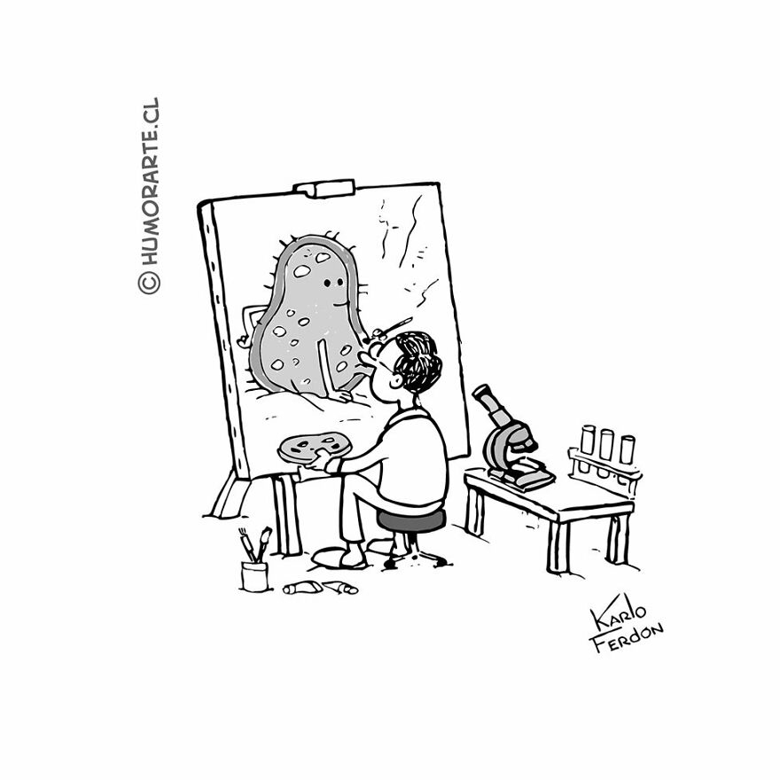 This Artist Makes Humorous One-Panel Comics Without Dialogue (100 New Pics)