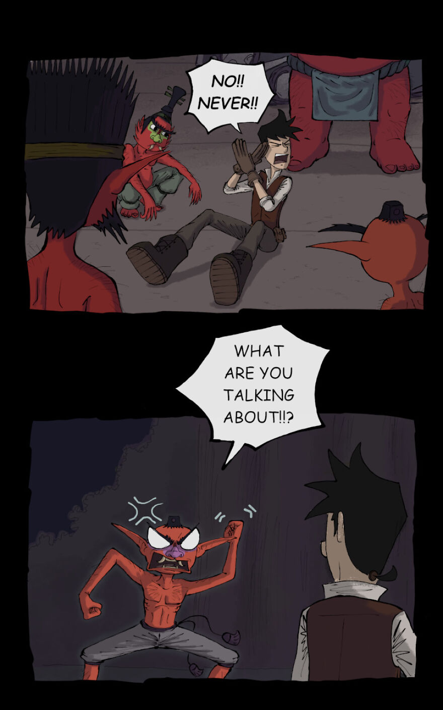 Here Is Part 2 Of Episode 1 Of My Webtoon, Owl-Light Bridge!