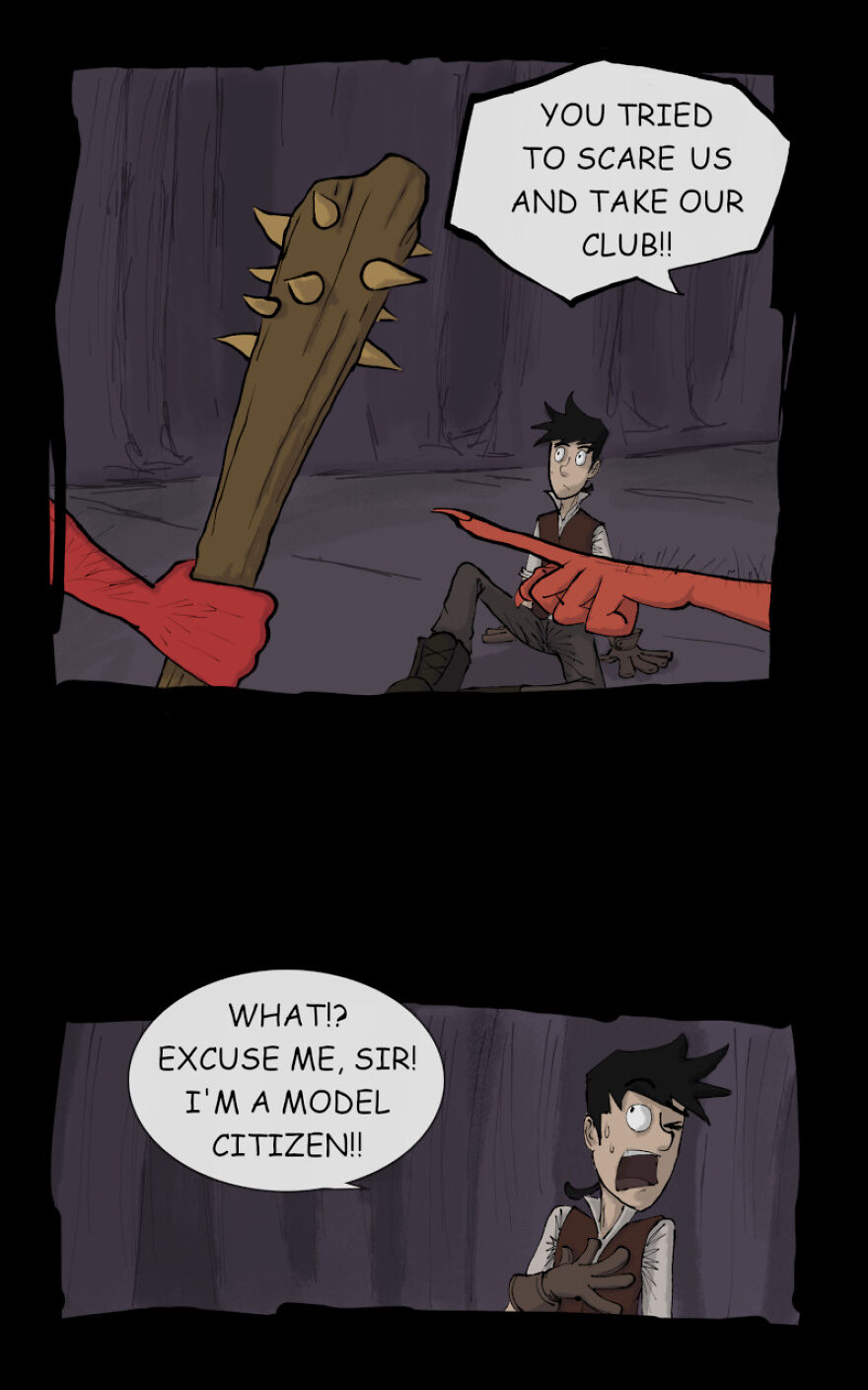 Here Is Part 2 Of Episode 1 Of My Webtoon, Owl-Light Bridge!
