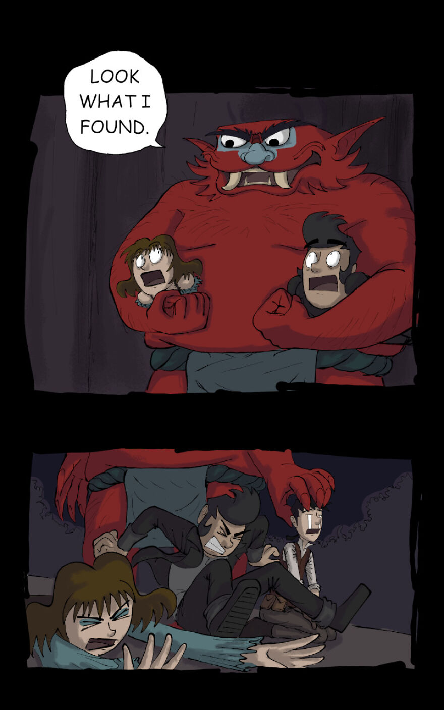 Here Is Part 2 Of Episode 1 Of My Webtoon, Owl-Light Bridge!