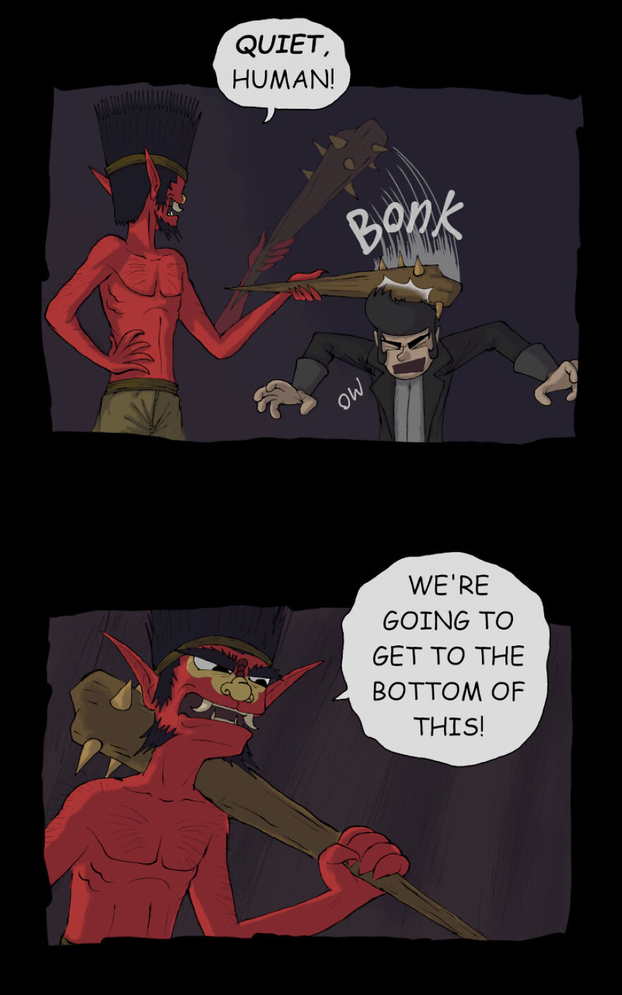 Here Is Part 2 Of Episode 1 Of My Webtoon, Owl-Light Bridge!