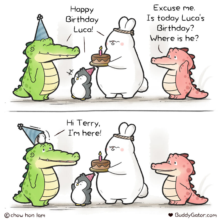 Here Are My 28 Most Recent Buddy Gator Comics To Continue Spreading The Positive Vibes.