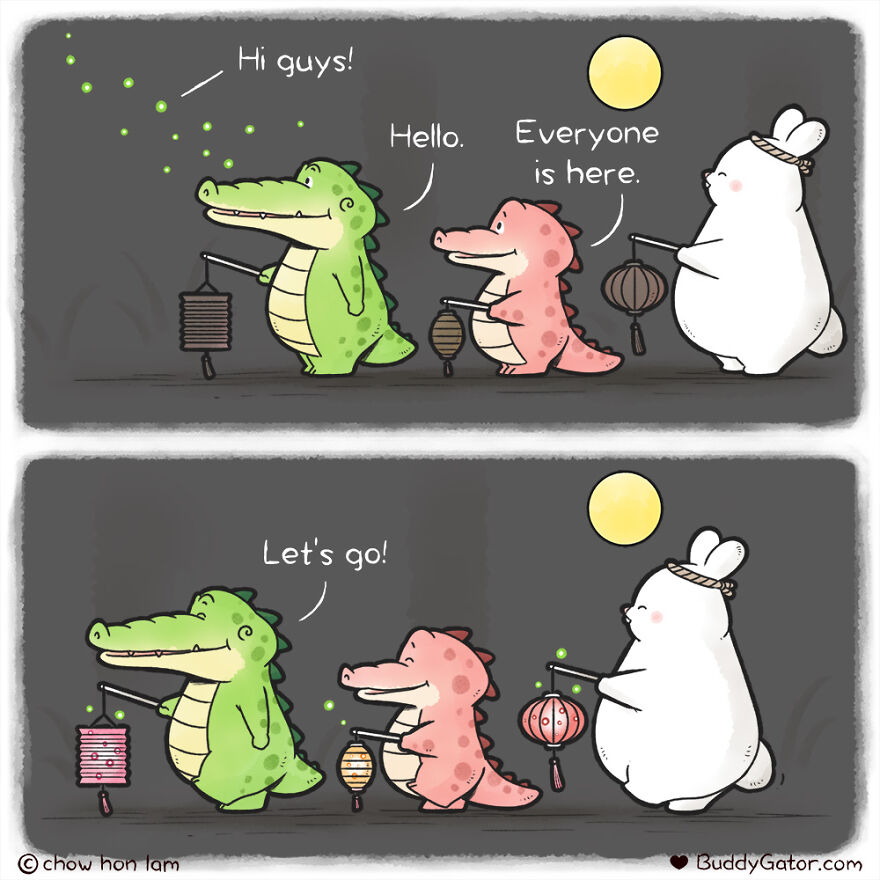 Here Are My 28 Most Recent Buddy Gator Comics To Continue Spreading The Positive Vibes.