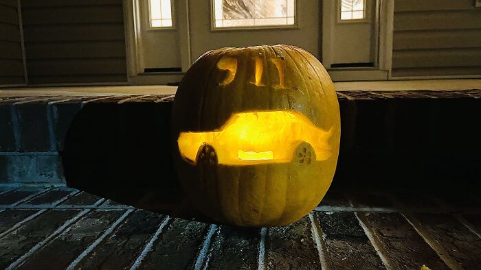 My First Pumpkin Carving Ever... A 1982 Porsche 911 Turbo