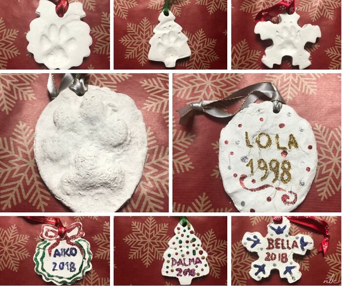 Handmade Paw Prints From My Doggies