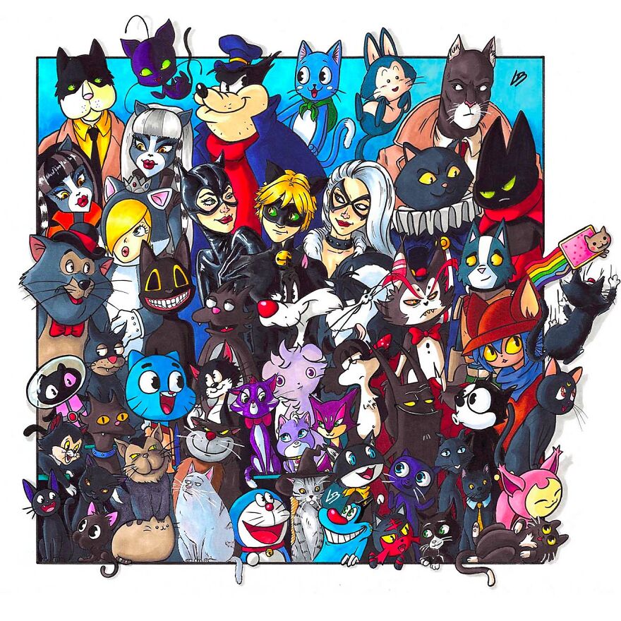 I Sorted Famous Characters Into Teams Of The Same Animal Species (New Pics)