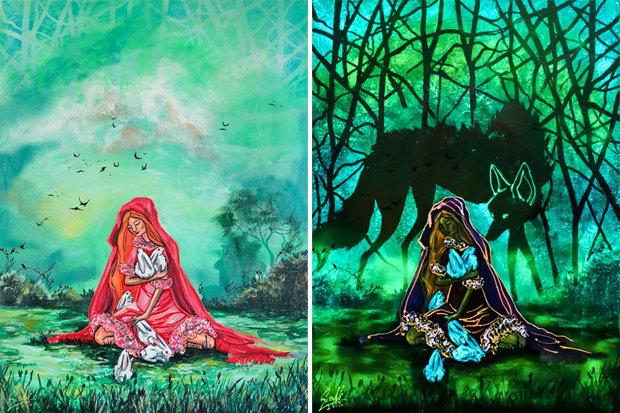 Little Red Riding Hood And The Wolf