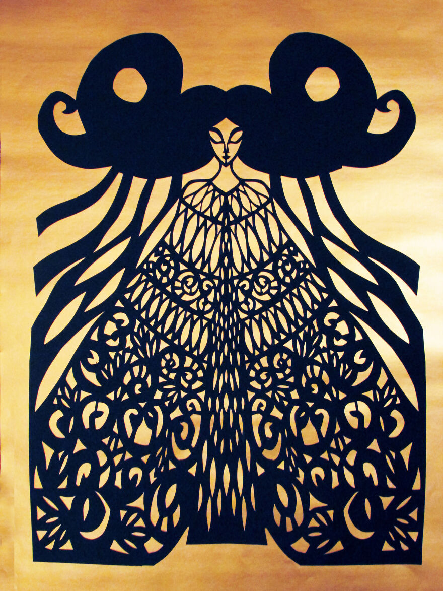 Moth Girl (Fashion Illustration Series)