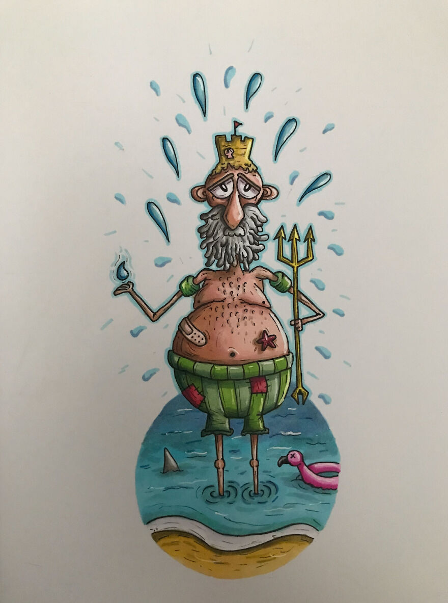 I Started Doing Some Random Drawings Over Lockdown. Here Are Some Of Them...