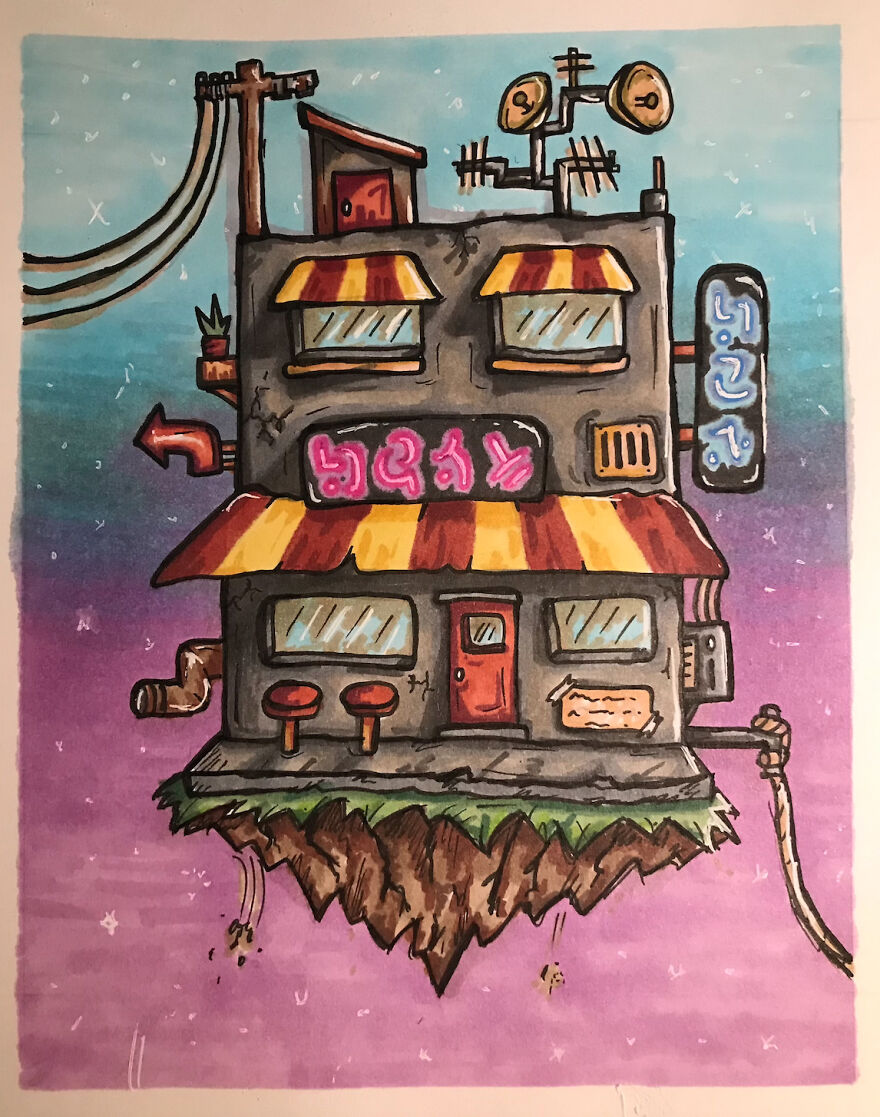 I Started Doing Some Random Drawings Over Lockdown. Here Are Some Of Them...